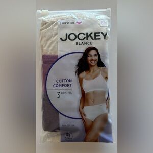 NWT Jockey Elance 3pack hipsters sz6